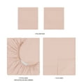 thumbnail image 6 of Mainstays Super Soft Brushed Microfiber Bed Sheet Set, Pink Blush, Full, 4 Piece, 6 of 13
