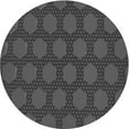 thumbnail image 1 of Ahgly Company Tapis Rond Lavable en Machine Intérieur Transitionnel Gris Brun, 4 Pieds Rond, 1 of 7