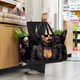 thumbnail image 6 of Dark Punk Large Foldable Oxford Cloth Laundry Basket Beach Bag Shopping Basket Grocery Bags, 6 of 7