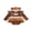 Brown, variant on RUINIXCW Newborn Baby Girl Thanksgiving Outfit Fall Winter Turkey Romper Dress Clothes Long Sleeve Ruffled Tulle Patchwork Bodysuit Playsuit with Headband