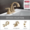 thumbnail image 2 of Delta Dryden 24" Double Towel Bar, Champagne Bronze, 2 of 5