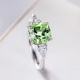 thumbnail image 4 of PERITANG Modern Promise Ring Proposal For Women Gift for Wife Comfortable Fit Lightweight AAA Zircon CZ Ring Ideal Jewelry Gift Comes in Elegant Box, 4 of 7