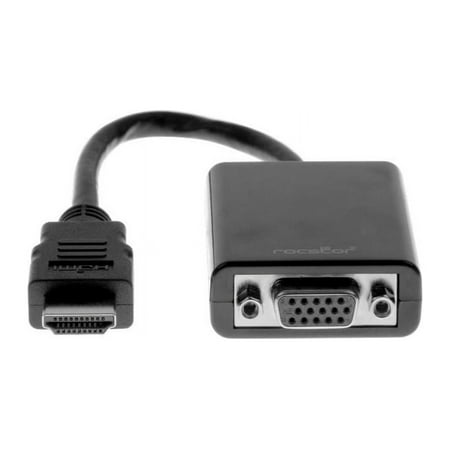 UPC: 0876910000337 | 6FT HDMI TO VGA ADAPTER M/F BLK