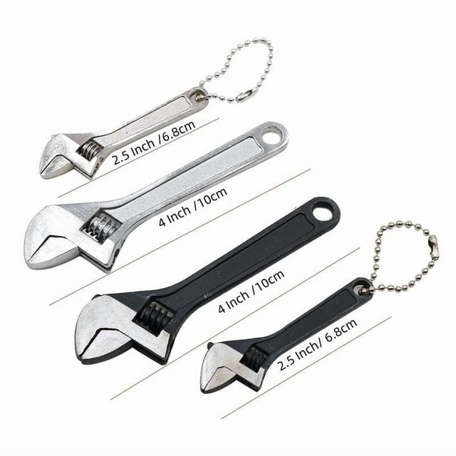 Vwrxbz Clé Réglable Mini Clé à Extrémité Ouverte Outil de Poche Flexible pour Réparation de Plomberie