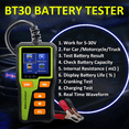 thumbnail image 2 of BT-30 Battery Tester Load Tester Car Battery Tester Digital Car Battery Analyzer for Most Batteries, 2 of 5