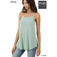 thumbnail image 3 of Zenana Women & Plus Front and Back Reversible Spaghetti Strap Flowy Cami Tank Tops, 3 of 6