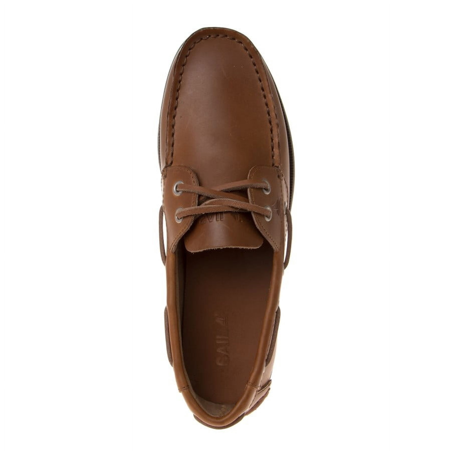 Sail Men'S Premium Medium Width Boat Shoes, Tan, 9.5
