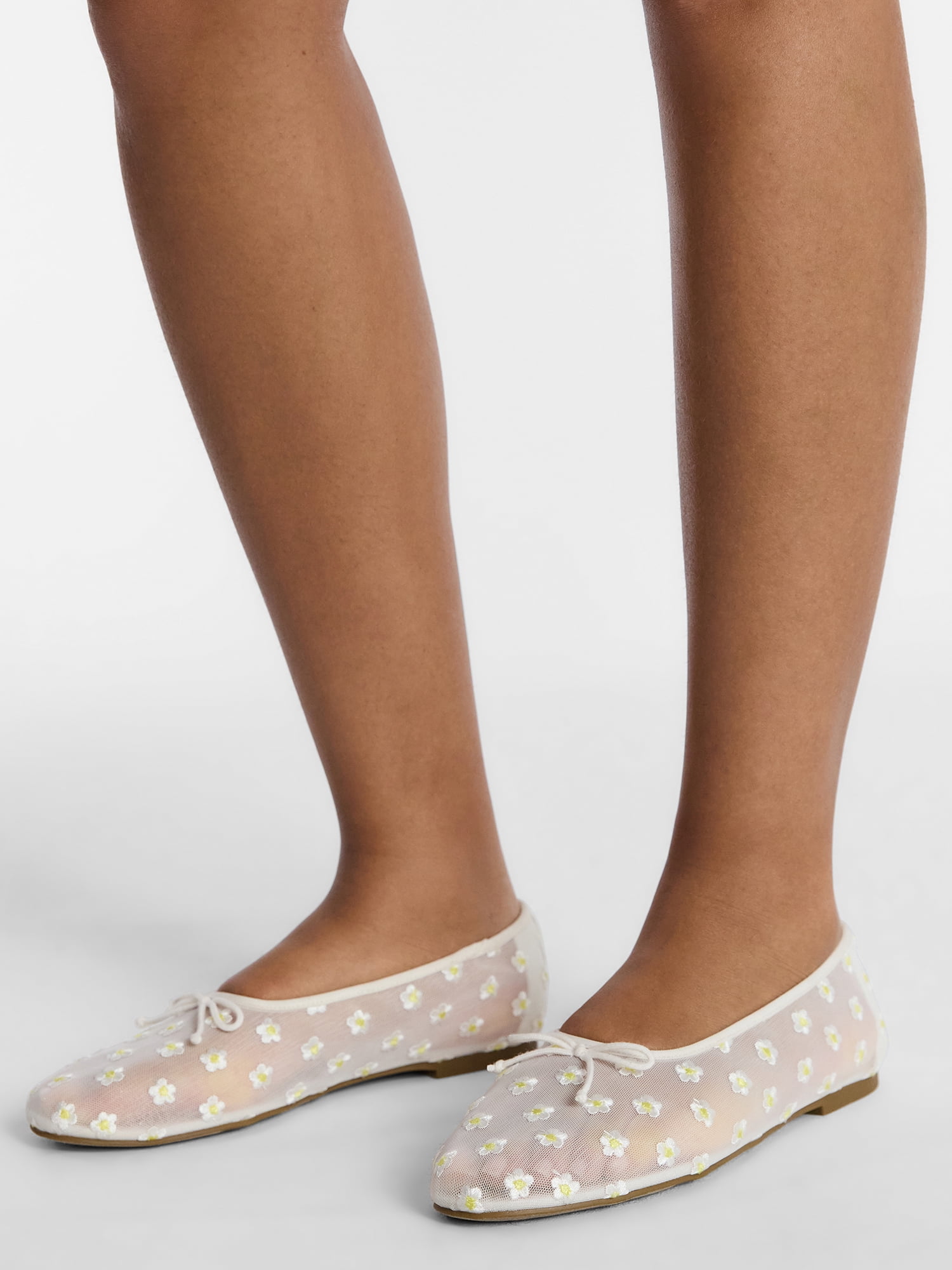 No Boundaries Women's Mesh Ballet Flats