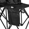 thumbnail image 3 of Chateauy 6 Seat Soccer Bench with Storage Pockets Cup Holders & Carrying Bag Lightweight Sideline Seating with Sunshade for Football Baseball Camping Outdoor Events Black, 3 of 6