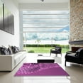 thumbnail image 7 of Ahgly Company Machine Washable Indoor Rectangle Transitional Medium Violet Red Pink Area Rugs, 6' x 9', 7 of 7