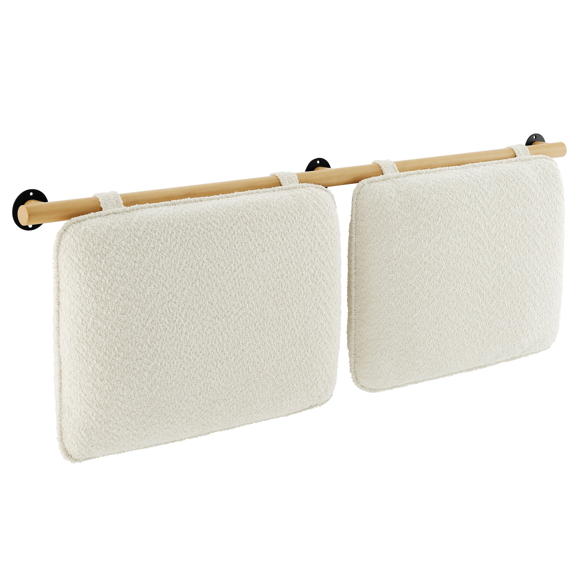 Anela Queen Headboard in Cream Natural
