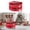 Red*2 Layer 15.7"*29.9", variant on Wreath and Garland Bag for 7.9"*23.6" Wreaths, Christmas Wreath Storage Bag, Wreath Storage Container,Garland Wreaths Container with Handles - Durable Material Holiday Wreaths Storage Holder Red