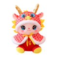 thumbnail image 1 of Animales de peluche de dragón de Año Nuevo Juguete de peluche de dragón Almohada Decoración del hogar Muñeca de dragón 36cm, 1 of 9