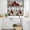 Off-White, variant on Farm Cow Kitchen Curtains Sets for Windows 24 Inch Length, Country Cabin Red Barn Animals Sunflowers Plaid Rod Pocket Window Treatments Tier Curtains and Valances Set for Bedroom/Bathroom