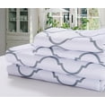thumbnail image 2 of LDC Lux Decor Collection 3-Pieces White Grey Duvet Bedding Sets, Queen, 2 of 3