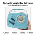 thumbnail image 4 of Radio Bluetooth Multifuncional Vintage de Diseño Retro con Conectividad USB, Bluetooth, SD, FM y AUX, Ideal para el Hogar y la Oficina C, 4 of 5