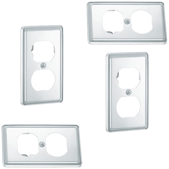4Pcs Switches Covers Socket Plate Standard Wall Switches Receptacle Outlet Covers Light Switches Covers