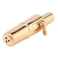 thumbnail image 4 of Golden Alto Sax Saxophone Mouthpiece with Cap and Ligature Musical Instruments Parts metal Gold,1 x mouthpiece 1 x cap 1 x clip, 4 of 6