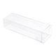 thumbnail image 1 of Recipiente para tiramisú, caja rectangular acrílica para pasteles con tapa, multifuncional para postres. 30 cm, 1 of 9