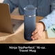 thumbnail image 2 of Taza de viaje Ninja Sip Perfect 473 ml de acero inoxidable azul marino, 2 of 7