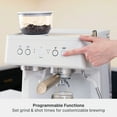 thumbnail image 6 of Thyme & Table Barista Grade Espresso Machine with 15-Bar Pressure, Conical Burr Grinder and Steam Wand, Sand White, 6 of 14