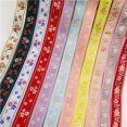 thumbnail image 3 of Cinta Jacquard de flores brillantes con purpurina, 5 yardas, 10-25MM, adornos para el cabello DIY, falda, accesorios para Collar de mascota, 3 of 5