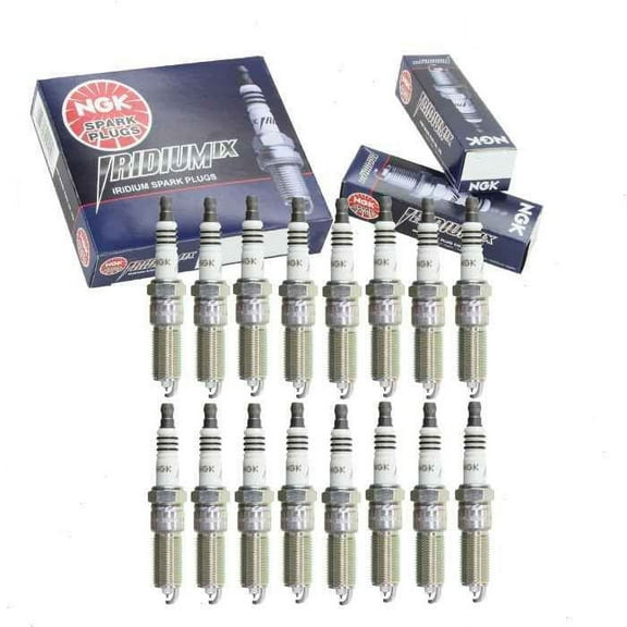 16 pc NGK Iridium IX Spark Plugs compatible with Dodge Ram 1500 5.7L V8 2003-2008