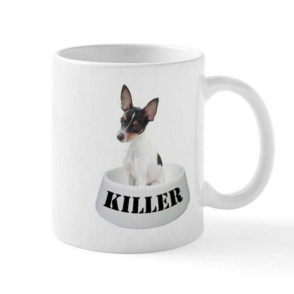 CafePress - Killer Toy Fox Terrier Mug - 11 oz Ceramic Mug - Novelty Coffee Tea Cup