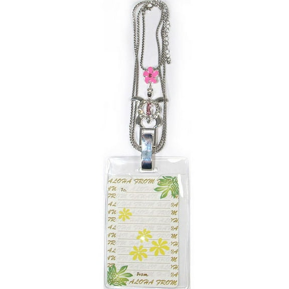 Souvenir Lanyard Honu Charm Landyard L/pink 082