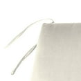 thumbnail image 4 of Jordan Manufacturing 59" x 16" Sand Solid Rectangular Outdoor Settee Swing Bench Cushion with Ties, 4 of 10
