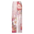 thumbnail image 5 of Strawberry Fruit Watercolor Women's Pajamas Pajama Pants Women's Sleepwear Lounge Sleep Bottoms Stretch with Pockets, 5 of 7