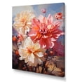 thumbnail image 2 of Designart "Bouquet Of Daffodils In Pink And White" Daffodils Canvas Prints, 2 of 7