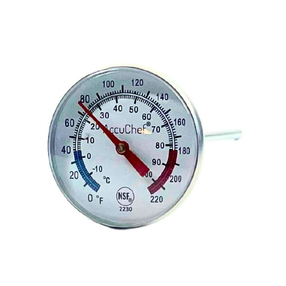 AccuChef Instant Read Thermometer, Stainless Steel with Stem Cover, Model 2230