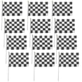 thumbnail image 1 of 12pcs Bandera F1 Fórmula Sunnimix Bandera de blanco y negro, 1 of 7