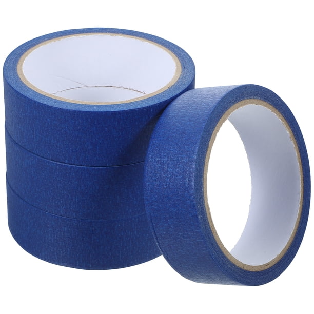 4 rollos de cinta de enmascarar, cinta de pintor, cinta adhesiva para pintar, manualidades, pulverizar