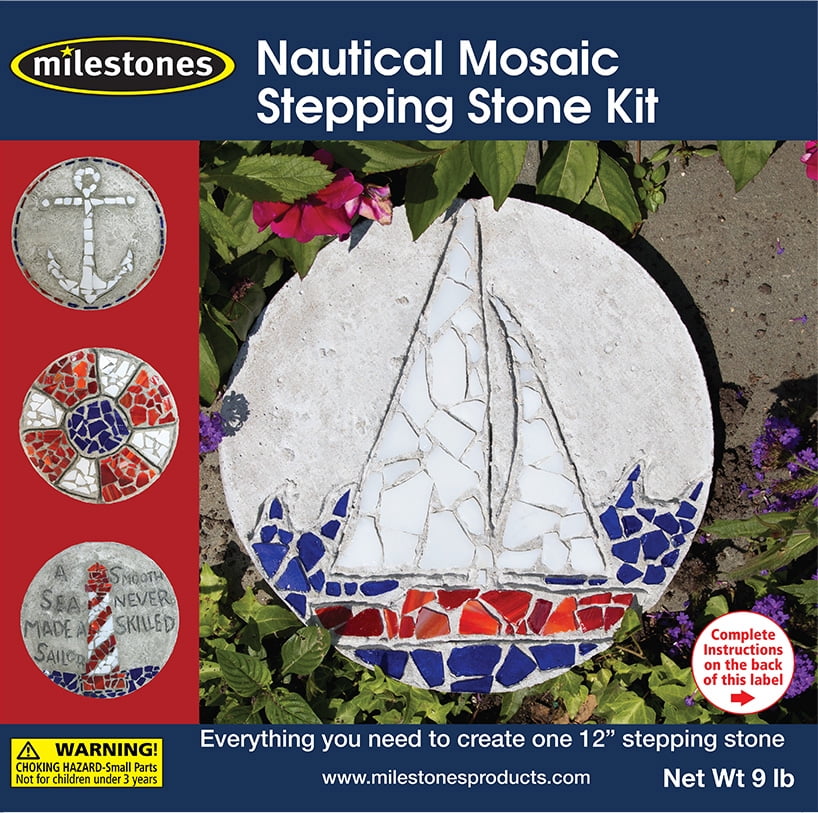 Mosaic Stepping Stone KitNautical