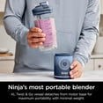 thumbnail image 3 of Ninja Blast Max, Portable Blender + Twist & Go, Personal Blender, Ninja Blender, Smoothie, Blend, Ice Crush, 3 Programs, Cordless, 22 oz removable Vessel, Dishwasher Safe, Leakproof, Navy, BC251NV, 3 of 5