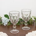 thumbnail image 2 of BalsaCircle 6 Clear 12 oz Crystal Reusable Glass Wine Glasses Goblets Wedding Party Events Decorations Supplies, 2 of 6