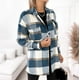 thumbnail image 5 of Puntoco moda mujer Casual manga larga felpa de un solo pecho abrigo largo Tops blusa abrigo liquidación Puntoco Puntoco-3522, 5 of 9