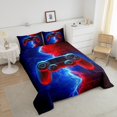 thumbnail image 4 of Erosebridal Teens Gamepad Bedding Sets Full with Comforter, Lightning Duvet Insert, Modern Game Theme Decor , Reversible 3pcs, 4 of 7