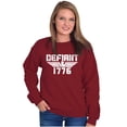 thumbnail image 4 of 1776 Defend Freedom Independence Sweatshirt for Men or Women Brisco Brands L, 4 of 6