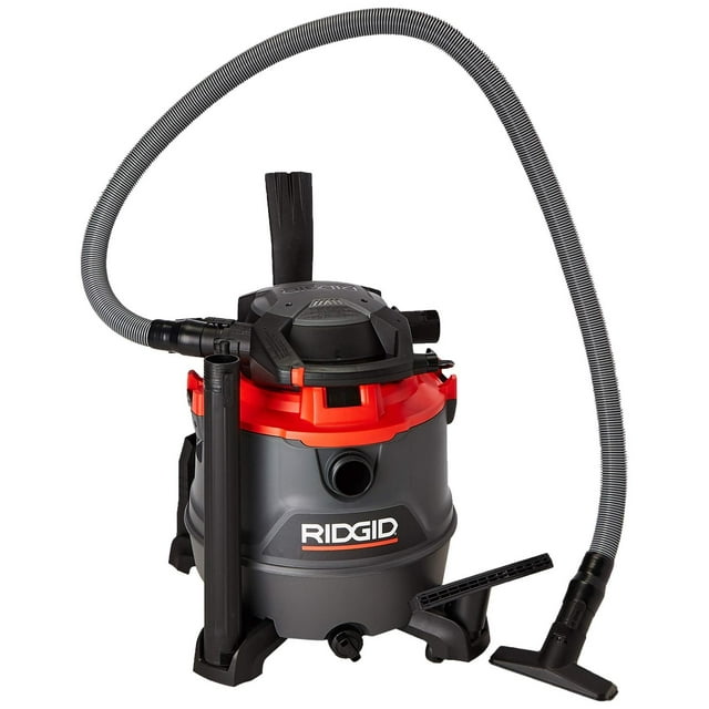 Aspiradora RIDGID RT1600M Sólidos y Líquidos Doble Herramienta Manguera Profesional Ergonómica Rueda