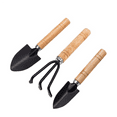 thumbnail image 2 of Set of 9 Mini Garden Tool Hand Planting Tools Small Shovel Rake Spade Wood Handle Planting Tools, 2 of 8