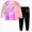 PP92-Purple, variant on 3-4 Years Child Boys Girls Pajamas 2Pcs Pjs Sets Kids Long Sleeve Pullover Casual Pants Sleepwear Loungewear Tie Dye