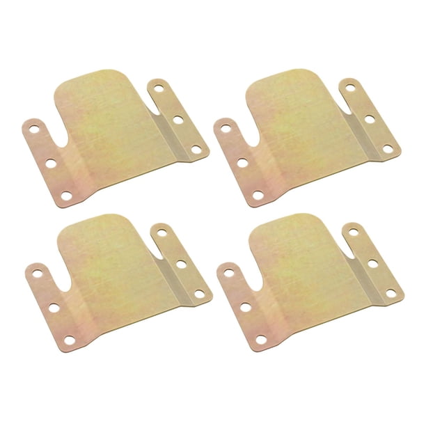 4 conectores para sofá seccional, conectores para muebles, herrajes de repuesto de alta durabilidad. Oro