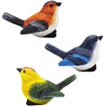 thumbnail image 1 of Liangnv Figuras decorativas de pájaros en miniatura, 3 piezas, mini figuras de pájaros, modelos de animales, juguetes, decoración de jardín, plantas, macetas, adornos, 1 of 1