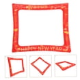 thumbnail image 5 of OUNONA Red Inflatable PVC Photo Frame for New Year Party, Photo Booth Props and Celebration Decoration, 5 of 8