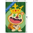 thumbnail image 3 of Tiger with Crown Wall Poster, 22.375" x 34", 3 of 5