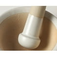 thumbnail image 4 of Pounders Household Ceramic Grinding Bowl Kitchen Garlic Pounding Tools Mortar and Pestle Set High Temperature Ceramic Garlic Presses, 4 of 6