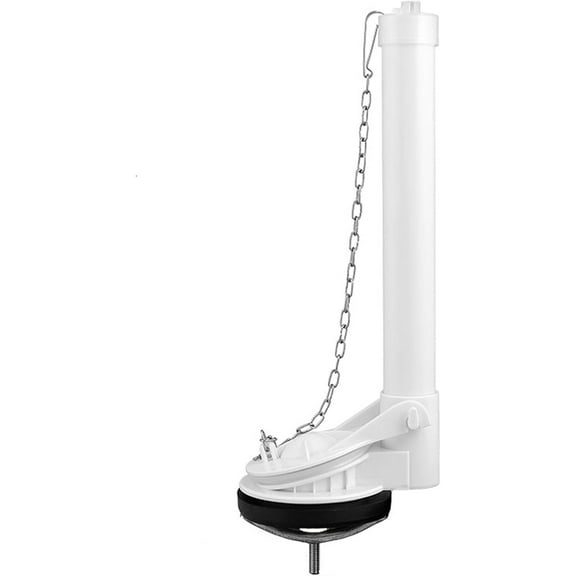 2-Inch Toilet Flush Valve Replacement Kit: Universal One Piece Toilet Tank Drain Toilet Fill Valve Replacement with Flapper & Chain, Toilet Tank Internal Repair Kit